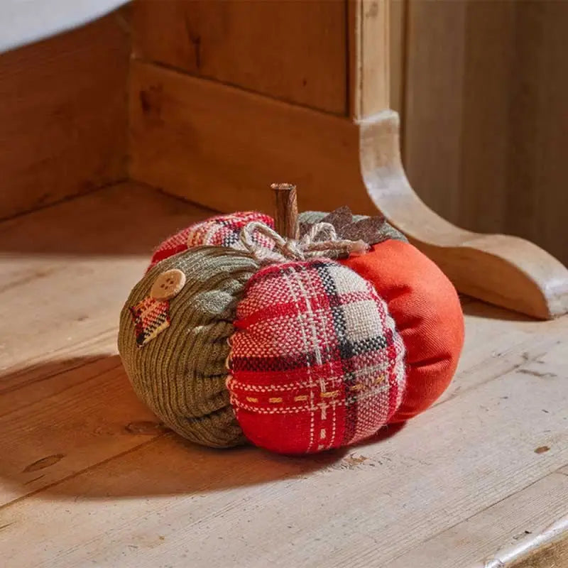 Smart Garden Plush Patch Pumpkin Decorative Indoor Ornament-