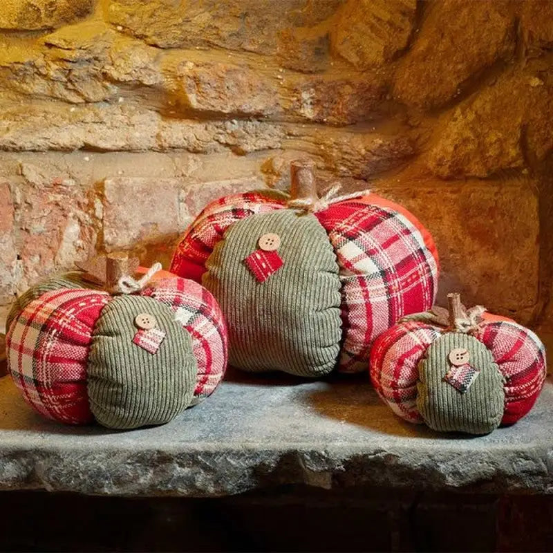 Smart Garden Plush Patch Pumpkin Decorative Indoor Ornament-