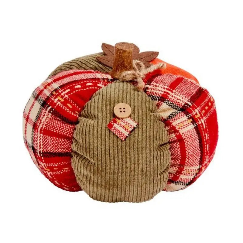 Smart Garden Plush Patch Pumpkin Decorative Indoor Ornament-