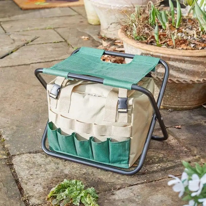 Smart Garden Portable Folding Garden Seat With Tool Pockets