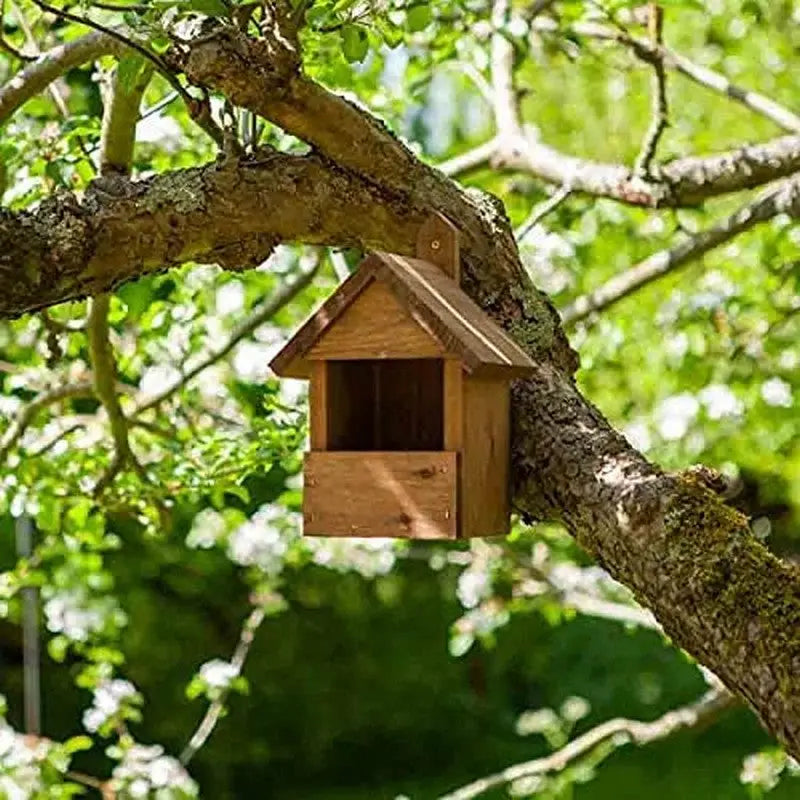 Smart Garden Robin Nest Box Dark Wood