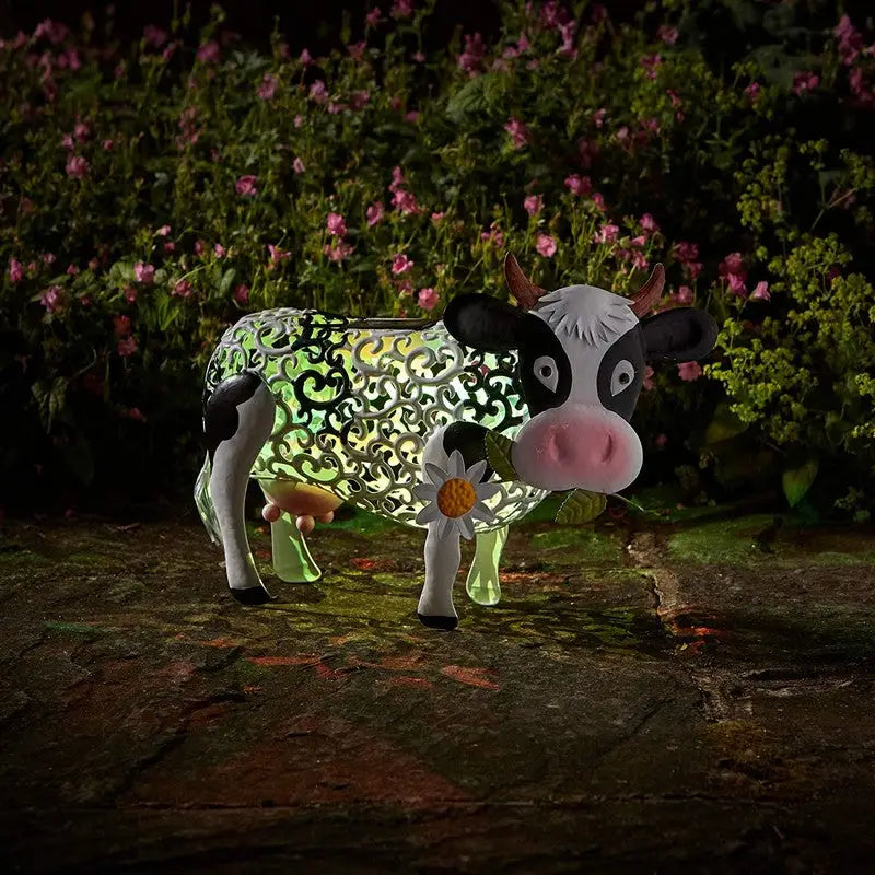 Smart Garden Silhouette Solar Daisy Cow - Gardening &