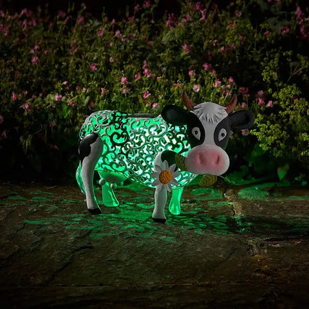 Smart Garden Silhouette Solar Daisy Cow - Gardening &