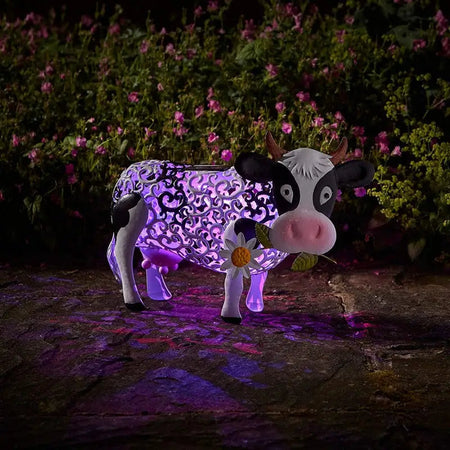 Smart Garden Silhouette Solar Daisy Cow - Gardening &