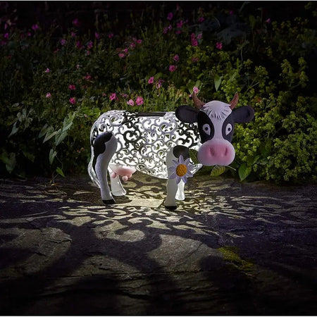 Smart Garden Silhouette Solar Daisy Cow - Gardening &