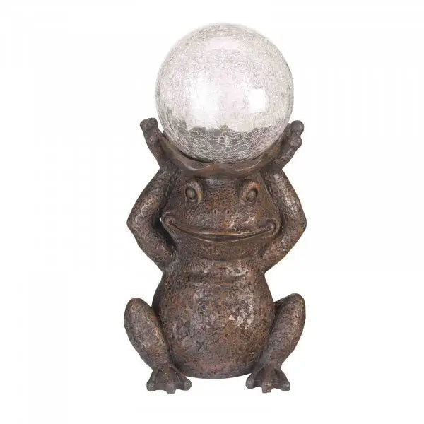 Smart Garden Silhouette Solar Gazing Frog - Gardening &