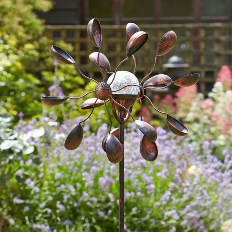 Smart Garden Silhouette Solar Gemini Windspinner - Gardening