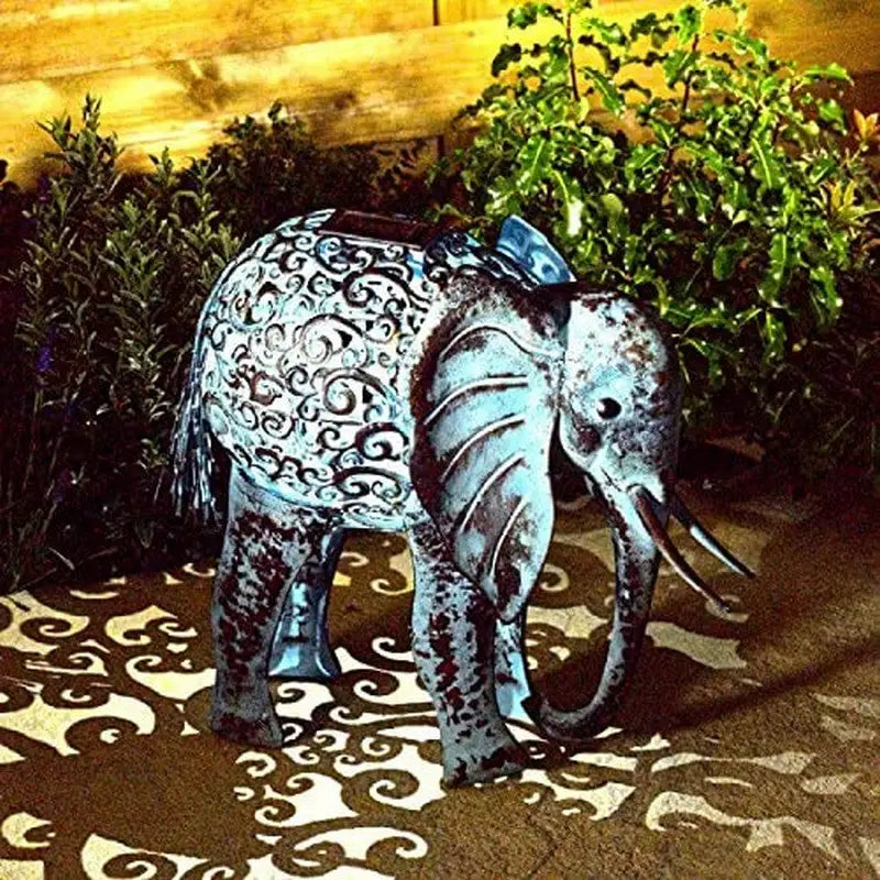 Smart Garden Silhouette Solar Lights Elephant Garden