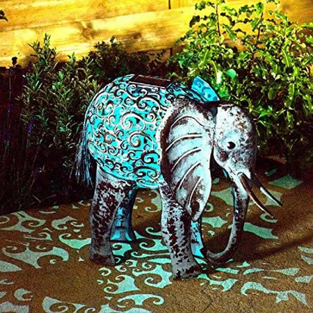 Smart Garden Silhouette Solar Lights Elephant Garden