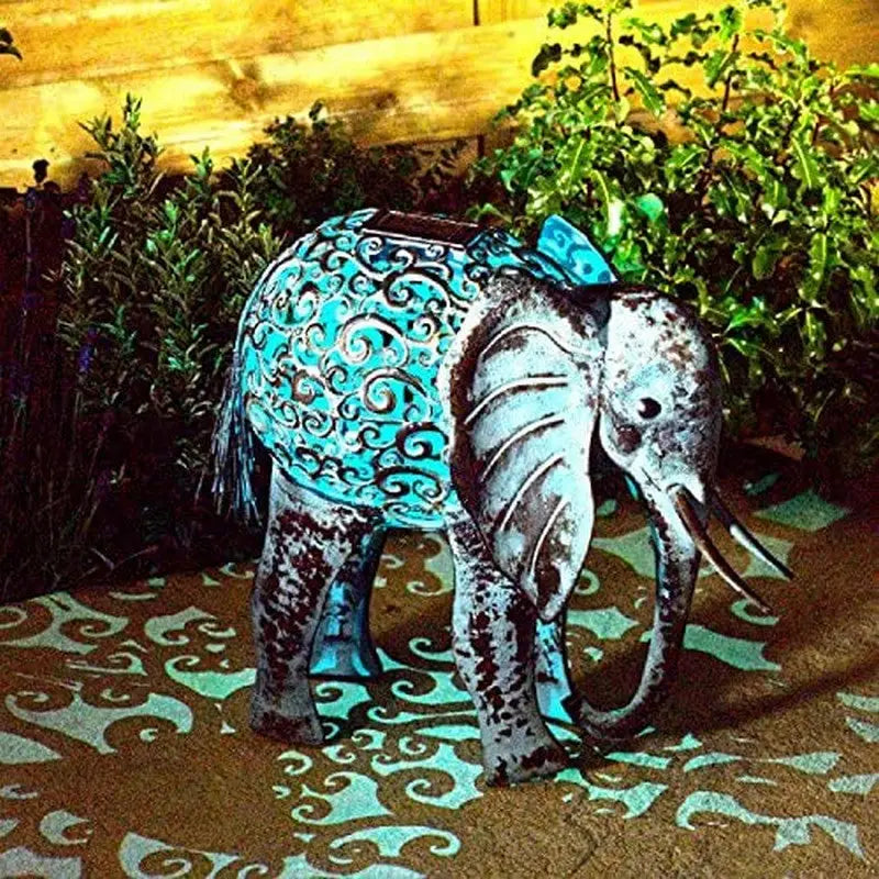 Smart Garden Silhouette Solar Lights Elephant Garden