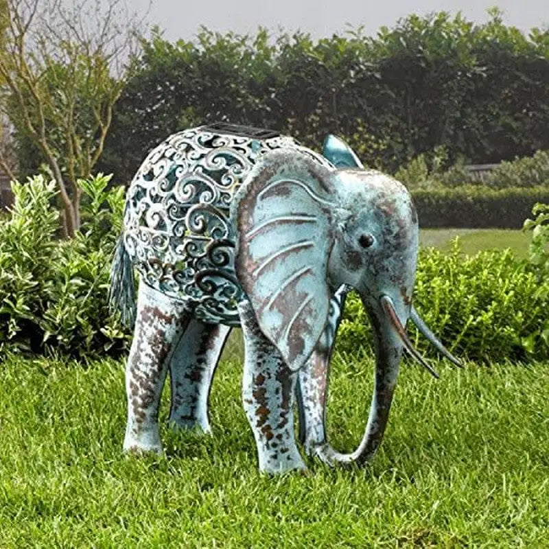 Smart Garden Silhouette Solar Lights Elephant Garden