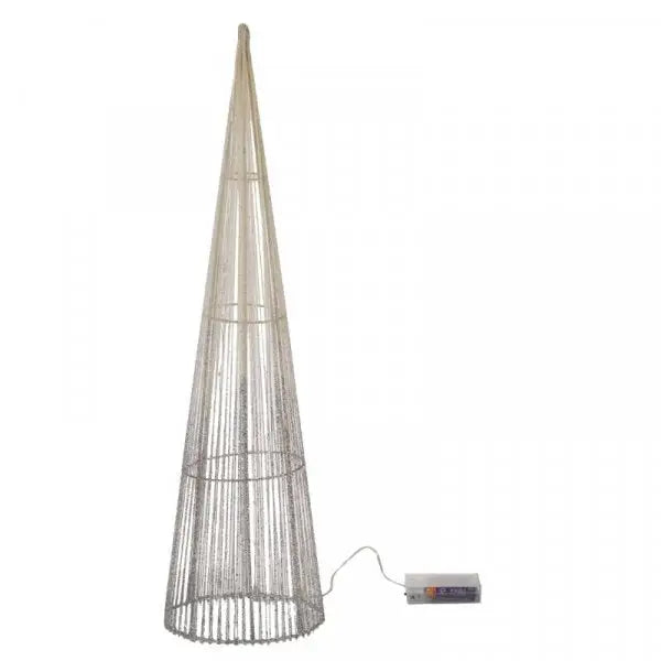 Smart Garden Silver Sparkly TreeBelisk Set of 3 Christmas