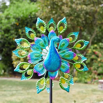 Smart Garden Solar Peacock Windspinner