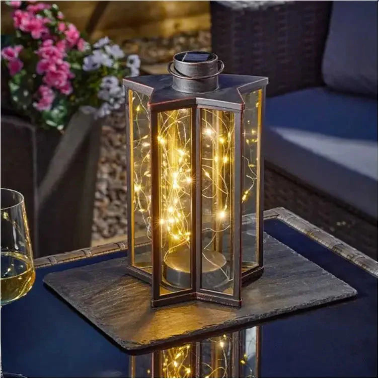 Smart Garden Solar Powered Firefly Star Lantern - Lantern