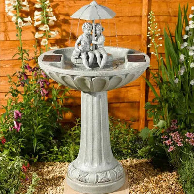 Smart Garden Solar Powered Umbrella Water Fountain -
