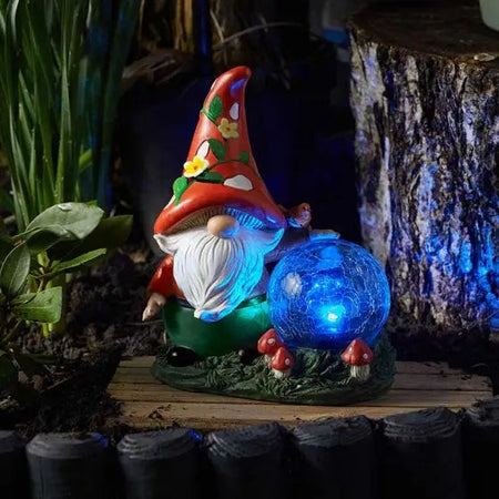Smart Garden Solar Powered Woodland Wizard - Gardening &