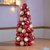 Smart Garden Three Kings Bauble-Esque Tree - 33cm Ruby &
