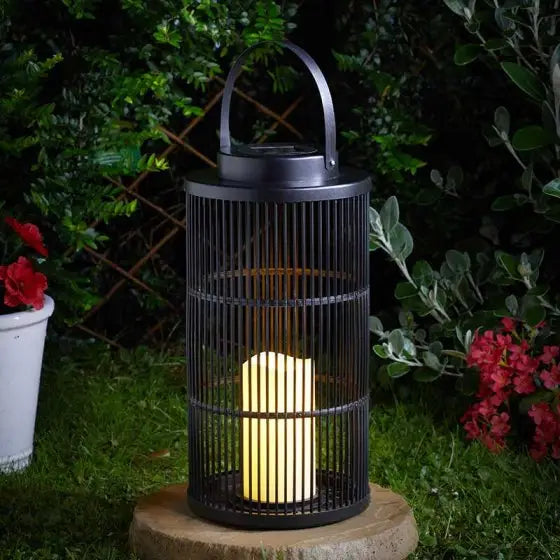 Smart Garden Urbane Solar Powered Lantern Large - Black -