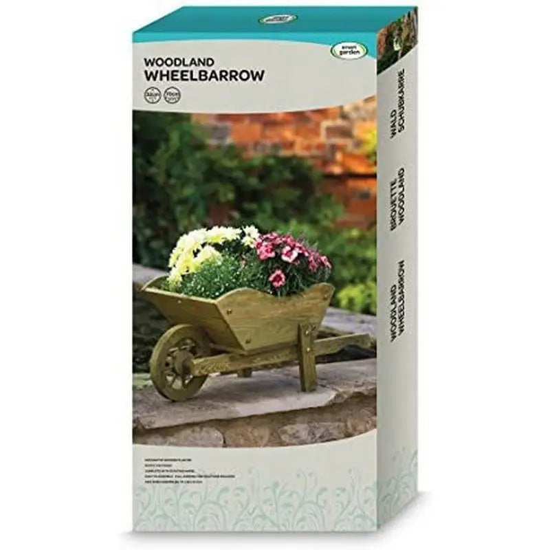Smart Garden Woodland Wheelbarrow Planter - Gardening &