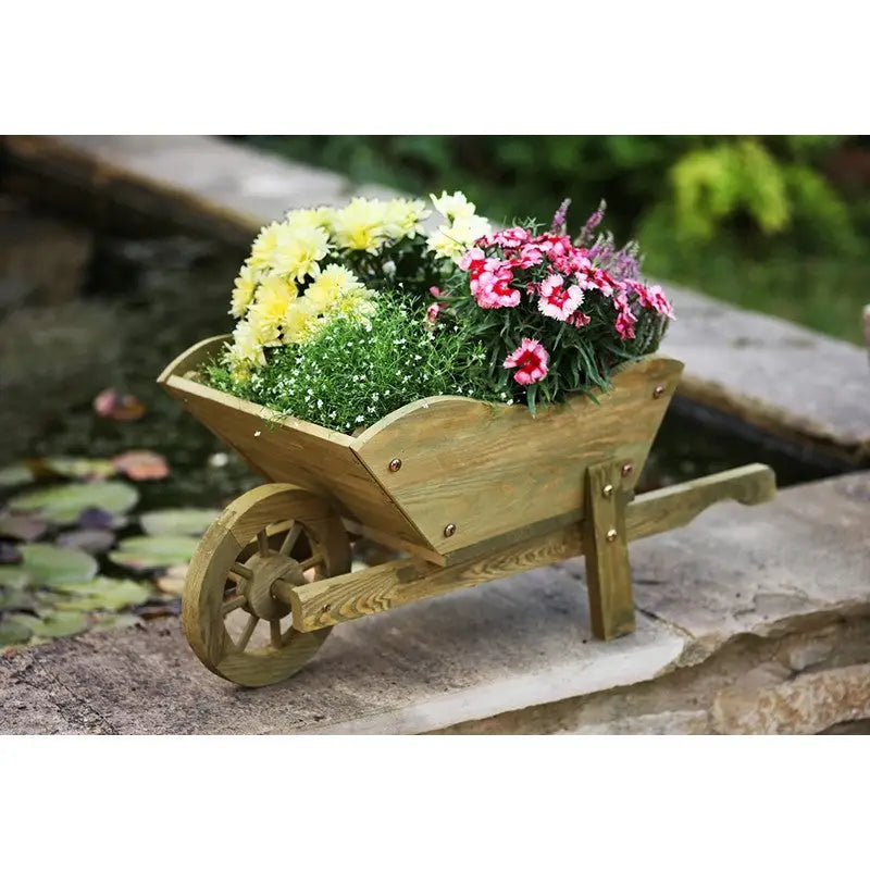 Smart Garden Woodland Wheelbarrow Planter - Gardening &