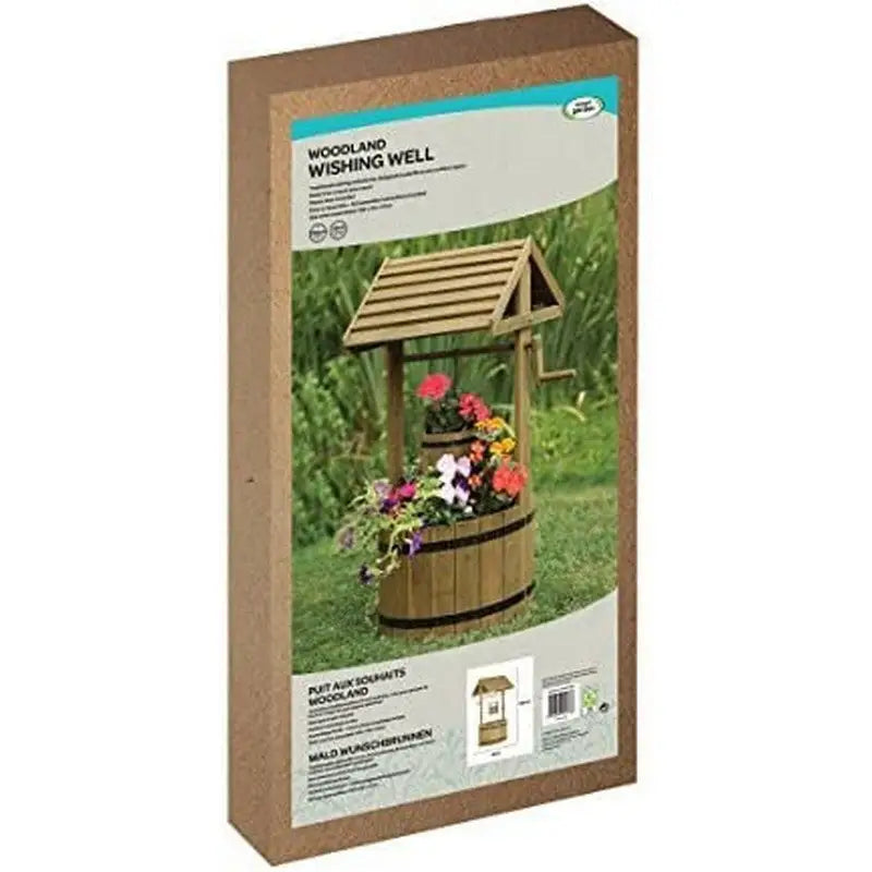Smart Garden Woodland Wishing Well Plant Pot Planter -