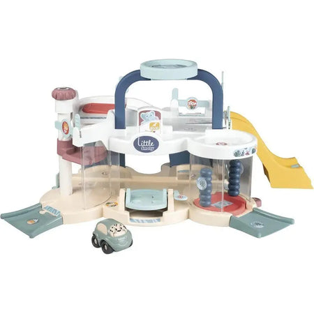 Smoby Premier Garage With Car Wash Station Lift