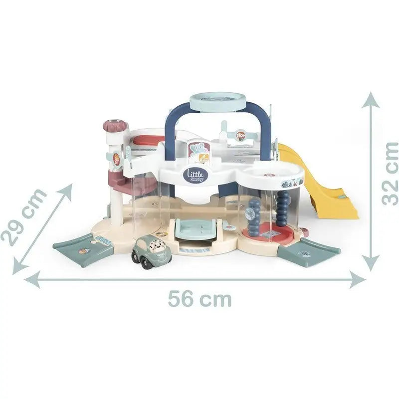 Smoby Premier Garage With Car Wash Station Lift