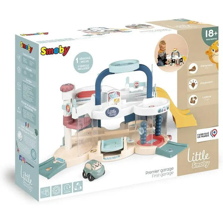 Smoby Premier Garage With Car Wash Station Lift