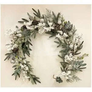 Snowberry & Bauble Garland 180cm - Christmas >> Garlands