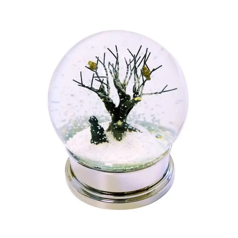 Snowglobe With Winter Scene Dog 10cm - Various Designs