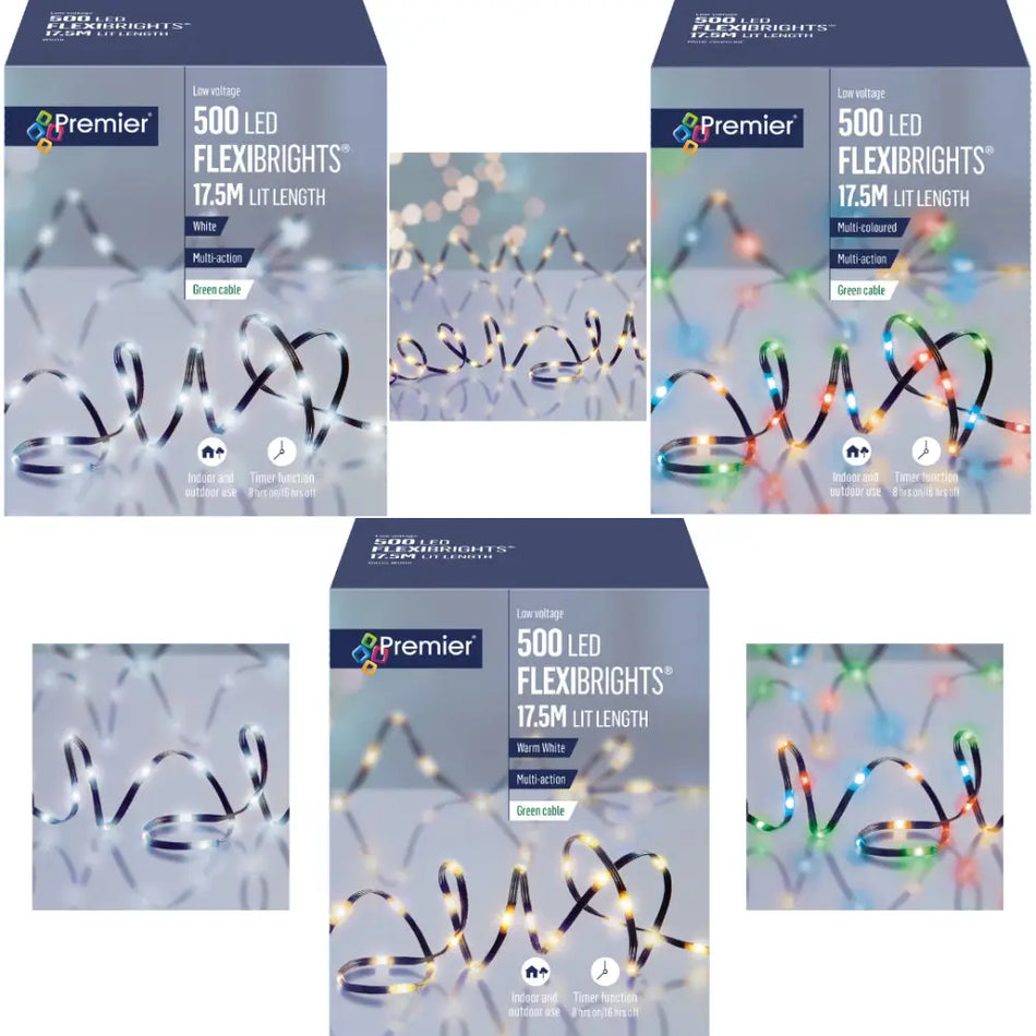 Soft Flexibrights 500 Leds Multi Action - Multi Coloured /