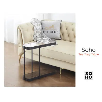 Soho Sofa Tea Table Set - Walnut (W: 610mm D: 230mm H: