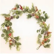 Sparkle Berry & Bauble Garland 150cm - Seasonal >>