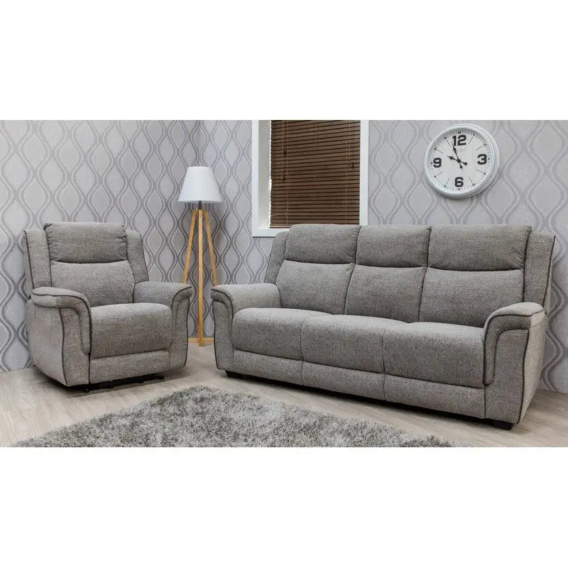 Spencer Light Grey Fabric Sofa Range - Homeware >>