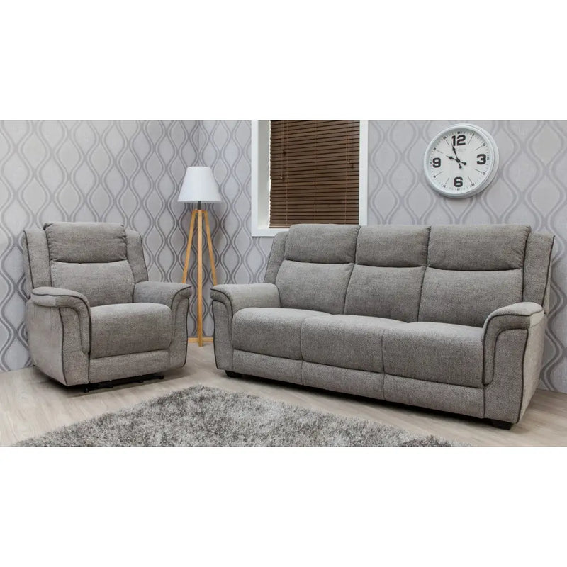 Spencer Light Grey Fabric Sofa Range - Homeware >>