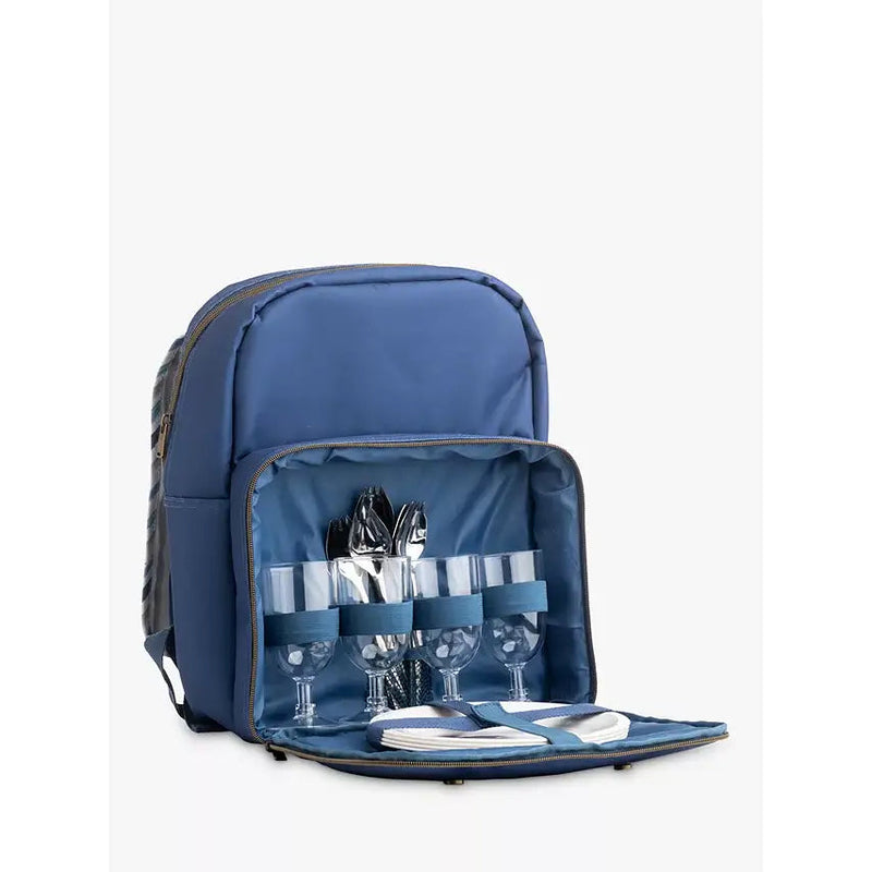 St Ives 4 Person Picnic Backpack (Filled) - Basket