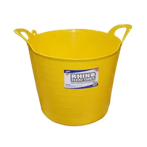 Stadium Rhino FlexiTubs 26L - Yellow - Gardening & Outdoors