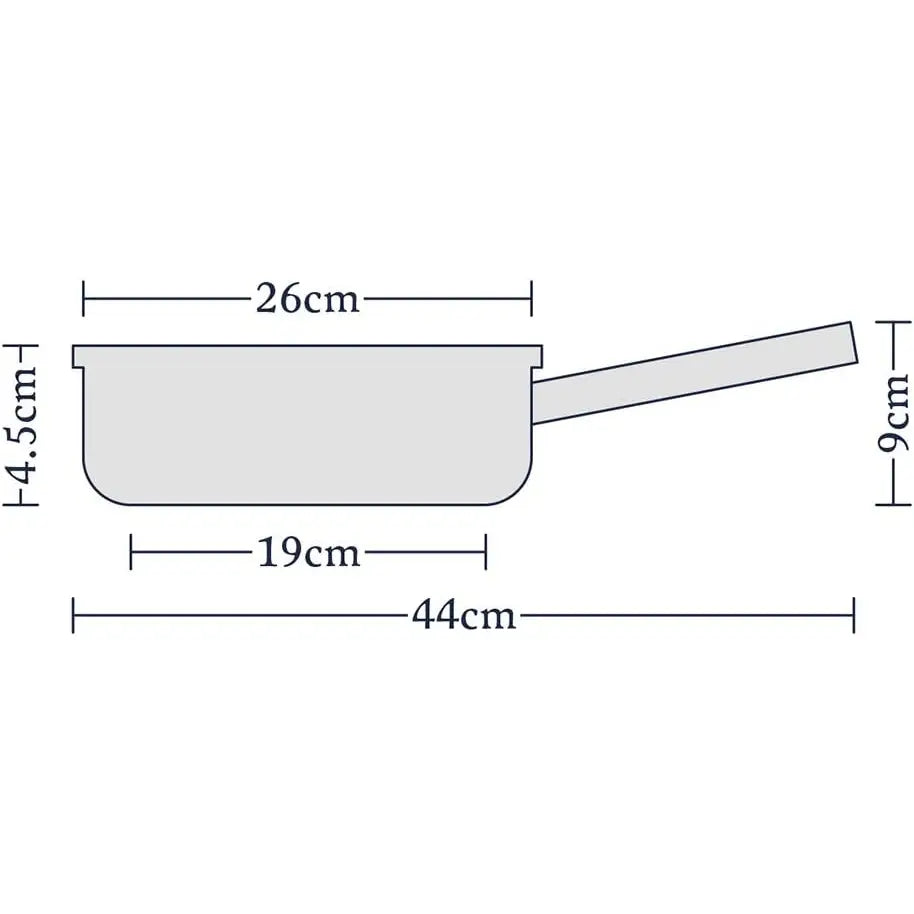 Stellar 1000 26cm Conical Frying Pan