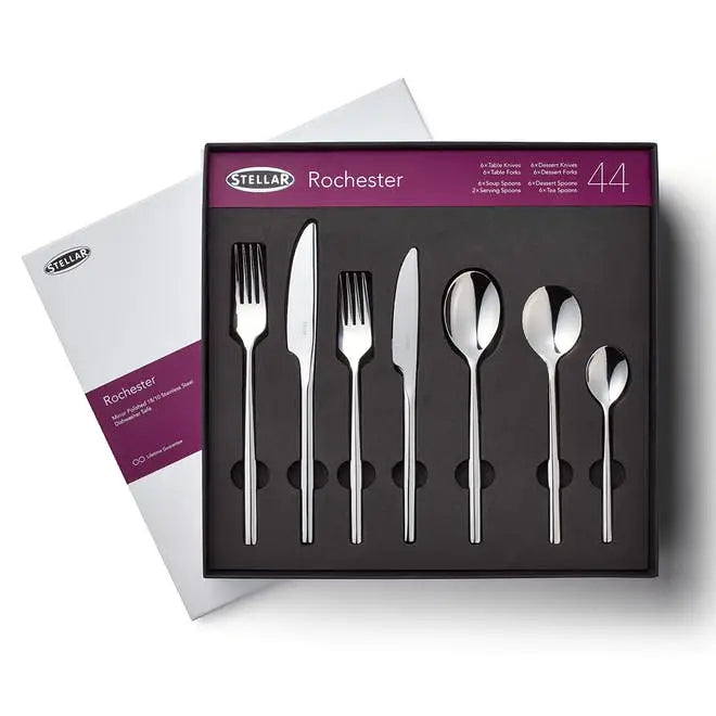 Stellar Bl58 Rochester 44 Piece Cultery Set - Kitchenware
