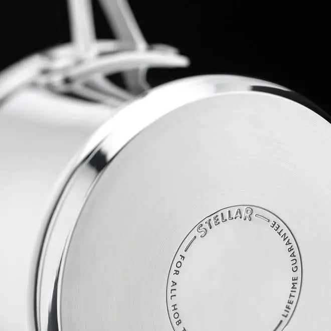 Stellar Premium 7000 5 Piece Draining Saucepan Set -
