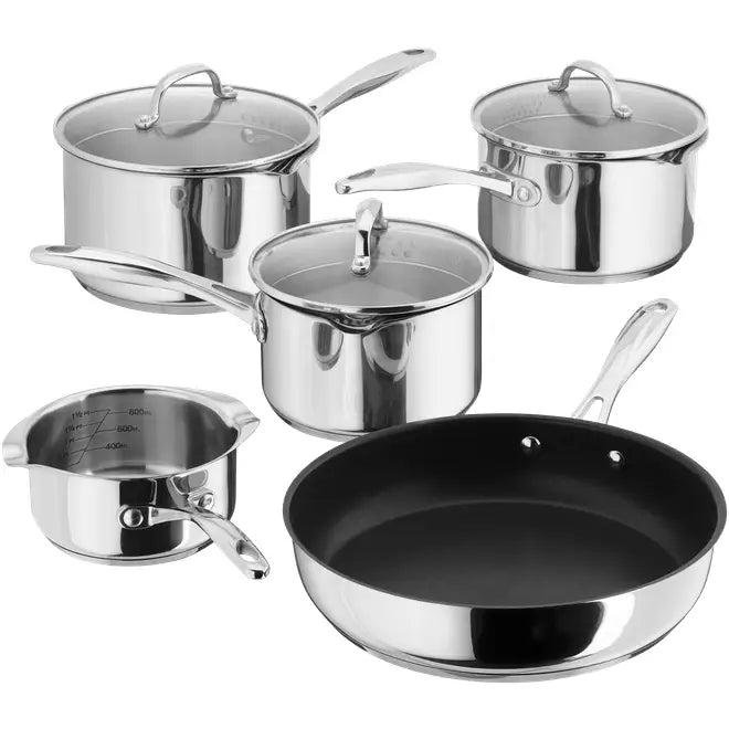 Stellar Premium 7000 5 Piece Draining Saucepan Set -
