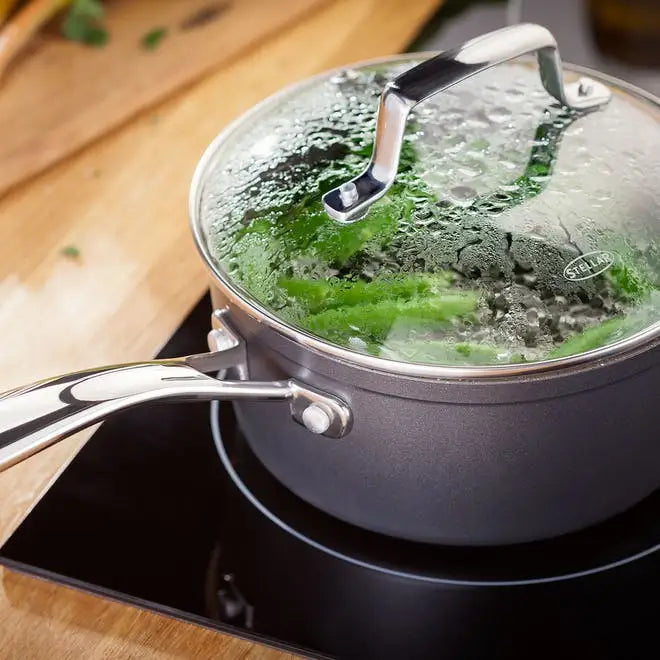 Stellar Rocktanium Suacepan Set - 3 Piece - Kitchenware