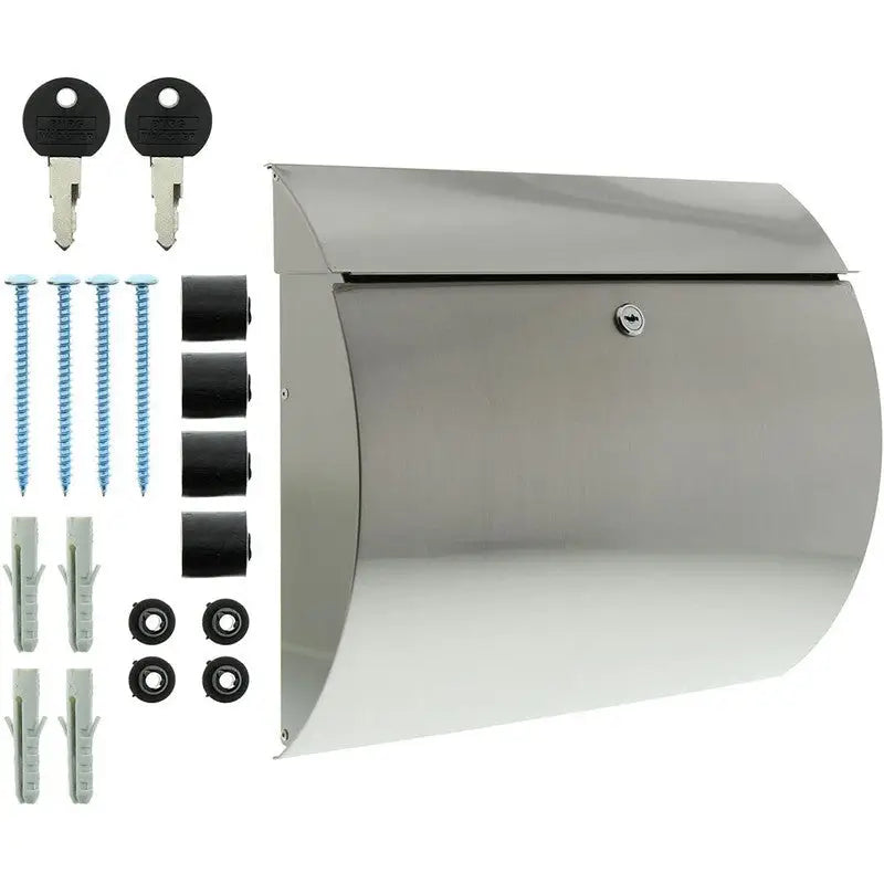 Sterling / Burg Wachter Toscana Stainless Steel Postbox -