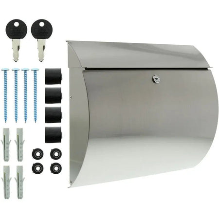 Sterling / Burg Wachter Toscana Stainless Steel Postbox -