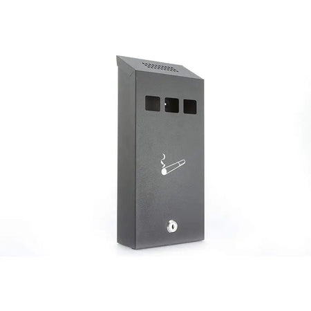 Sterling Cigarette Bin Wall Mounted 147x323x60mm - Black -