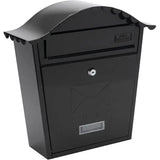 Sterling Classic Post Box With Bowed Roof Wall Mounted -