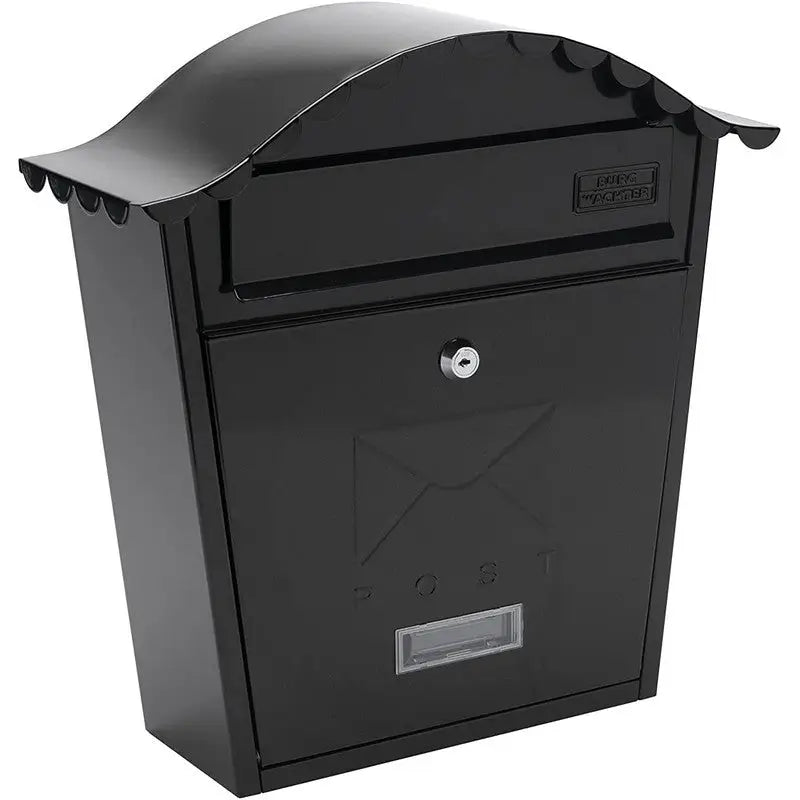 Sterling Classic Post Box With Bowed Roof Wall Mounted -