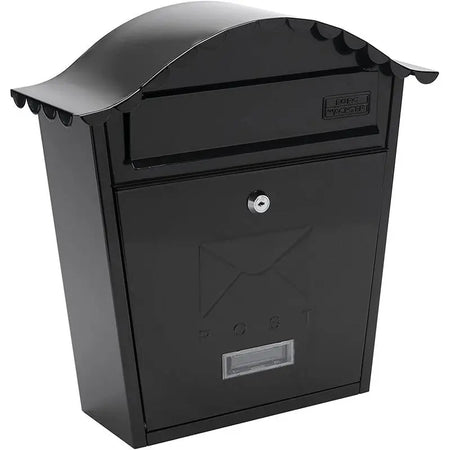 Sterling Classic Post Box With Bowed Roof Wall Mounted -