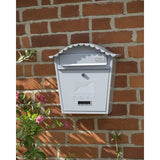 Sterling Classic Post Box With Bowed Roof Wall Mounted -