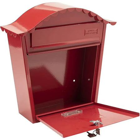 Sterling Classic Post Box With Bowed Roof Wall Mounted -